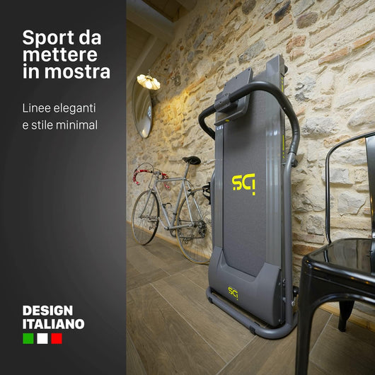 Tapis roulant G11 EVO | IDS Indoor Sports | Tapis roulant elettrico con linee eleganti e stile minimal | Design italiano