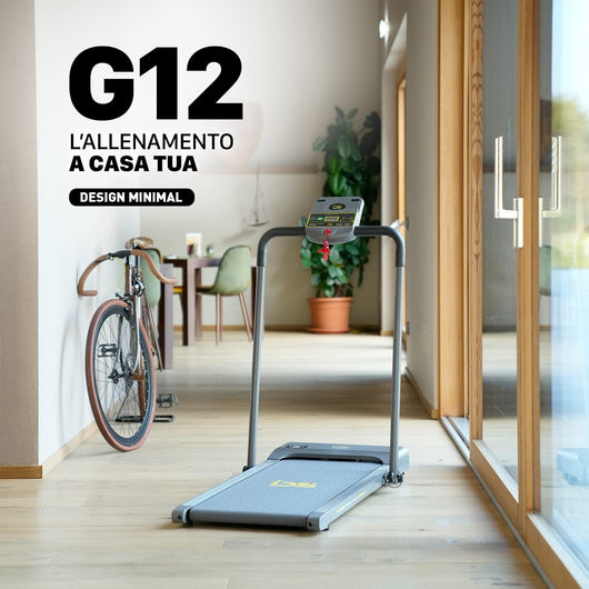 Tapis roulant G12 | IDS Indoor Sports | Tapis roulant elettrico con un design minimal per l'allenamento in casa